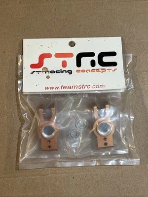 ST Racing Concepts CNC 1DEG EXO Rear Hub Carriers w/5x11 Outer Bearings Orange - Image 1 of 3