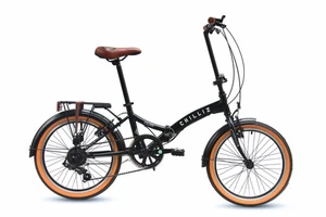CHILLIZ Faltrad 20 Zoll FLD.01 schwarz Rahmenhöhe 33 cm Damen Herren Klapprad 6  - Bild 1 von 8