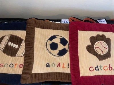 NOJO 3 piezas deportes pana suave bebé fútbol tapiz decoración habitación infantil  Foto 1 de 4