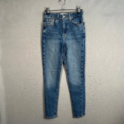 Topshop Womens Size 25 Jamie High-Waist Skinny Blue Jeans Stretch Denim - Image 1 of 4