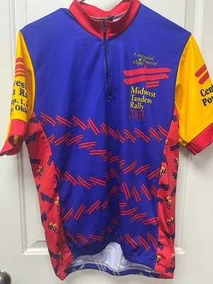 Camiseta de ciclismo vintage Midwest Tandem Rally 2003 talla grande Foto 1 de 4