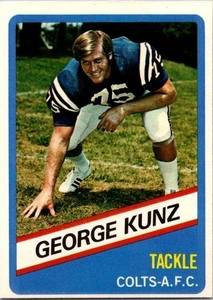 Wonder Bread All-Star Series 1976 - George Kunz #7 - Baltimore Colts - Imagen 1 de 2