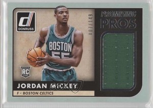 2015 Panini Donruss Promising Pros Jumbo Swatches /149 Jordan Mickey Rookie RC