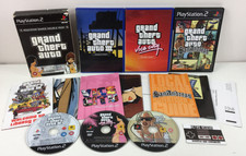 Grand Theft Auto Double Pack III Vice City San Andreas PS2 PlayStation 2 Map CIB