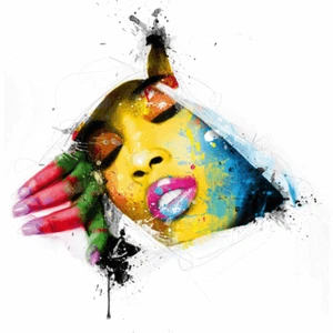 Tela stampata arte da parete colore Patrice Murciano tesa su cornice pino massello - Foto 1 di 3