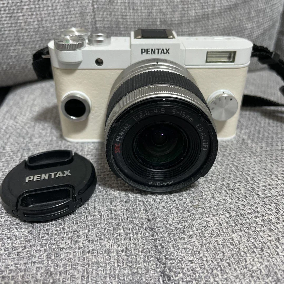 Kit de lente zoom PENTAX Mirrorless SLR Q-S1 02 ZOOM ESTÁNDAR blanco puro Foto 1 de 1