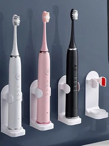 Electric Shaver Razor Wall-Mounted Holder Traceless Toothbrush Stand Rack UK - Picture 1 of 6