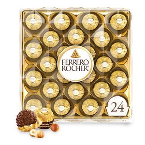 24 Count, Premium Milk Chocolate Hazelnut, Chocolates for Gifting, 10.6 oz - Picture 1 of 5
