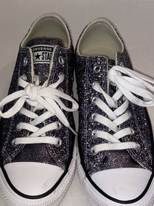 womens silver converse