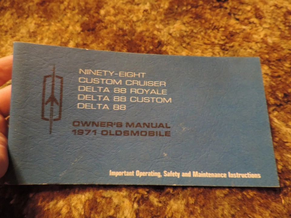1971 Oldsmobile владельцев руководство - 98, Custom Cruiser, Delta 88-Custom & Royal & 88 - Изображение 1 из 4