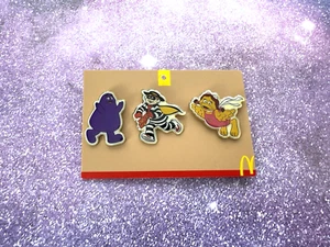 McDonald's McDonaldland Grimace Hamburglar Birdie Juego de 3 prendedores de solapa NUEVO - Imagen 1 de 8