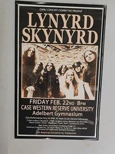 Póster de concierto enmarcado Lynyrd Skynyrd 1974, Cleveland - Imagen 1 de 2