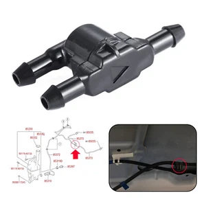 For Toyota 85321 28020 Windscreen Washer Non Return Valve Check Hose Tee T 3 Way - Picture 1 of 7