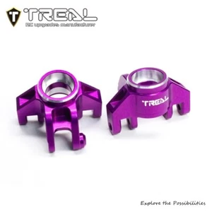 Losi MINI LMT Treal Machined Aluminum Steering Knuckles - PURPLE - Picture 1 of 2