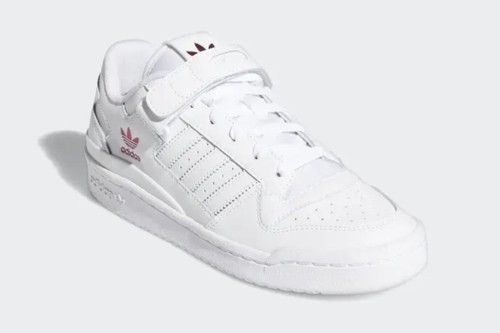 Scarpe sneakers ADIDAS FORUM BASSE BIANCHE ROSA SHOCK US 10 UOMO 8 5 NUOVE DS