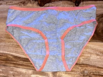 Sonoma Girl Life Style 14 Vintage Y2K Gray SO SOFT Cotton Bikini Panty Underwear - Image 1 of 4
