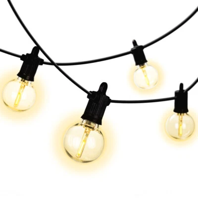 Valiant Outdoor 12.5m String Lights featuring 25 LED Bulbs - USB Operated - Image 1 of 4