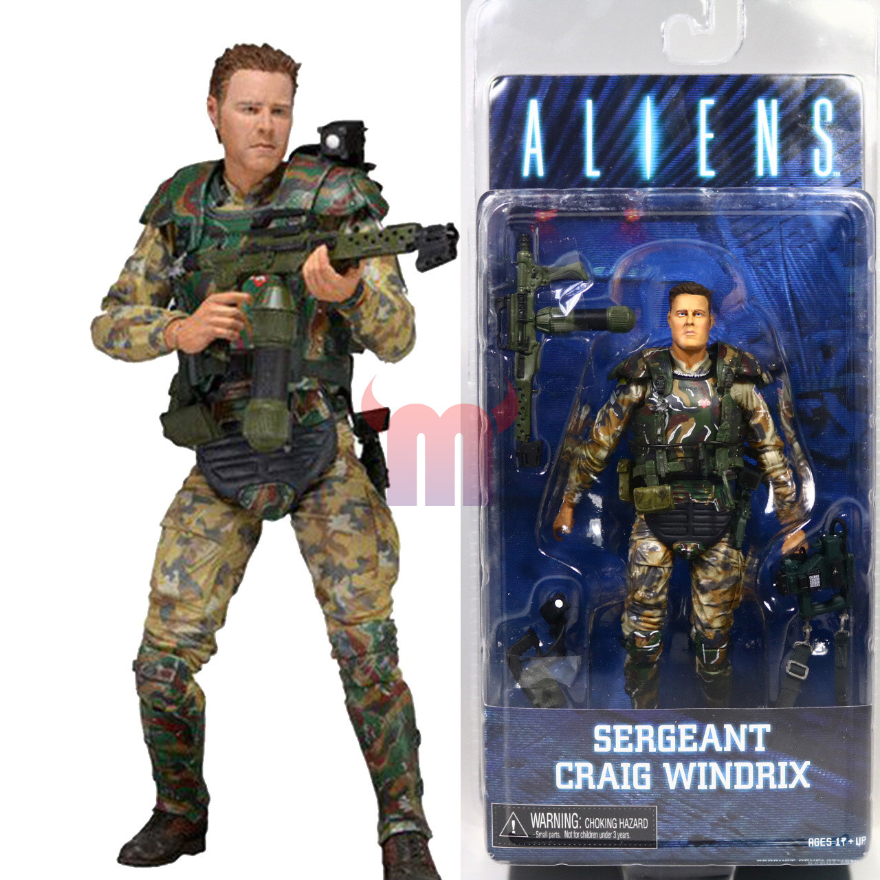 NECA Alien Sergeant Craig Windrix 