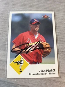 2003 Fleer Tradition Signed Cardinals Josh Pearce Autographed Card #158 - Picture 1 of 1