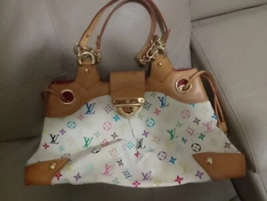 Louis Vuitton Ursula Handbag Monogram Multicolor White Damage - Picture 1 of 2