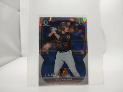 2023 Bowman Chrome Lava Max Wagner  /399 Baltimore Orioles #BCP-8 - Image 1 of 2