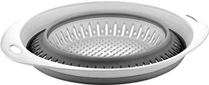 Collapsible Colanders strainers For Fruit Vegetable Food Sizes 8" 2 Quart gre - Picture 1 of 4