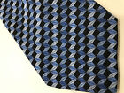 Paul Smith klassische Krawatte 9 cm OPTISCHES ILLUSION DESIGN 100 % Seide Made in Italy