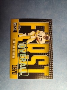 2023 Leaf Draft - #1 Gold #2 Terry Bradshaw