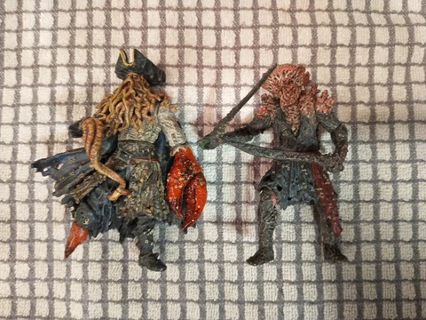 Pirates of The Caribbean Davy Jones and Palifico 3.75" Zizzle action figures Cover