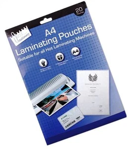 20 x A4 Laminating Pouch 140 Micron Laminate Strong Durable Protection Office - Picture 1 of 1