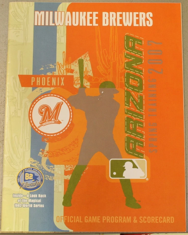 2007 Milwaukee Brewers Spring Training Program Scorecard Fielder - Image 1 of 1