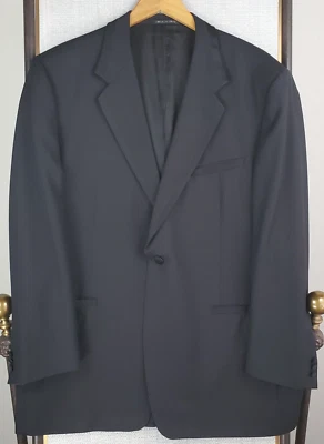 CANALI Mens Made in Italy 100% Pure Wool Tuxedo Dinner Jacket Black 1 Button - Image 1 of 4