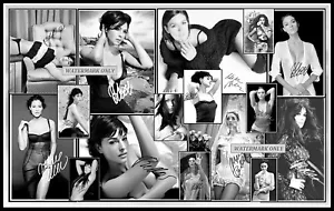 Imagen de lienzo de algodón collage firmada por Monica Bellucci. Edición Limitada (MB-8) - Imagen 1 de 1