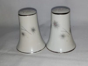 Salero y pimentero de colección Platinum Star Burst creativo mediados de siglo moderno Japón - Imagen 1 de 6