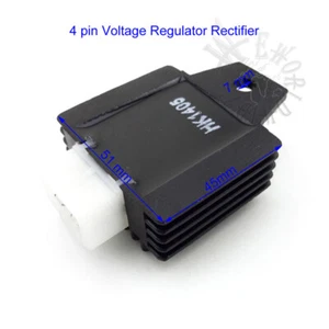 4 Pin Voltage Regulator Rectifier For 50 70 90 110 125cc ATV Quad Moped Scooter - Picture 1 of 6