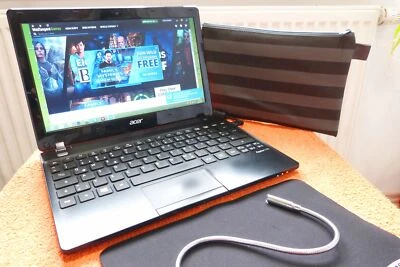 Acer Aspire V5 ULTRABOOK l 10 Zoll HD Mini Netbook l Windows 8 l LAN WLAN HDMI 2 - Bild 1 von 4