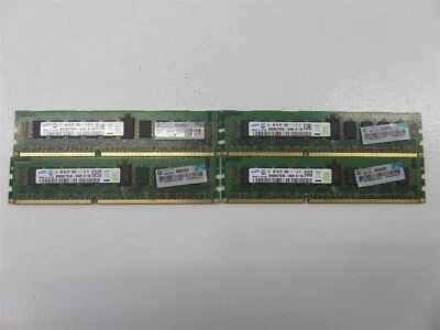 Lot Of 4- Samsung M393B5270DH0-CK0Q9 4GB PC3-12800 DDR3-1600 Sever Memory  - Image 1 of 4