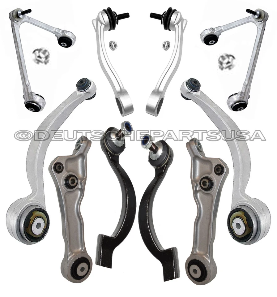 FRONT UPPER LOWER CONTROL ARMS BALL JOINTS for JAGUAR XK XKR SUSPENSION KIT 10 - Image 1 of 1