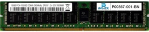 P00867-001 - HP Compatible 16GB PC4-19200 DDR4-2400Mhz 2RX8 1.2v ECC RDIMM - Picture 1 of 3