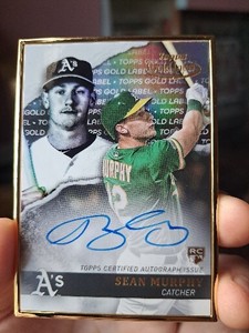 2020 Topps Gold Label - Gold Label Framed Autographs Black #GLA-SM Sean...