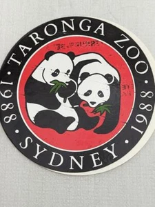 Retro Sticker - Taronga Zoo , Sydney 1988 - Bild 1 von 1