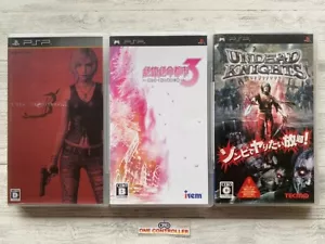 SONY PSP The 3rd Birthday & Zettai Zetsumei Toshi 3 & Undead Knights from Japan - Picture 1 of 8