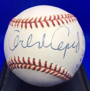 ORLANDO CEPEDA Signed BASEBALL PSA/DNA Autograph ROY 58 & 67 MVP - Picture 1 of 6