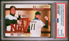 2013 BBM Shohei Ohtani Mitsuo Yoshikawa Then and Now #90 PSA 10 RC Low Pop