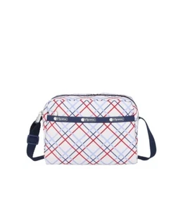 LeSportsac DANIELLA CROSSBODY BAG--Modern Tattersall print - Picture 1 of 3