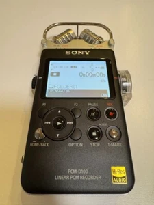 Sony PCM-D100 High-Res Audio Recorder Portable Digital Linear PCM Japan - Picture 1 of 4