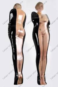 1134b Latex Rubber Gummi shoulder zipper Sleep-sack Body bag customized 0.4mm - Picture 1 of 4