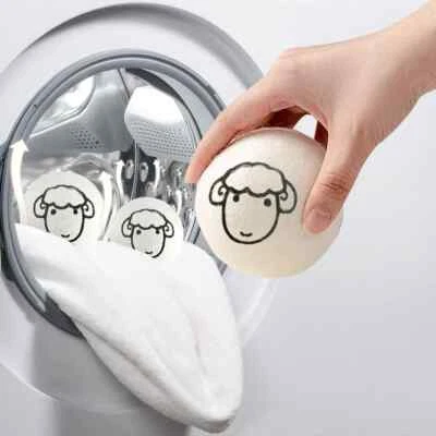 3Pcs Wool Drying Ball Antistatic Special Anti-winding Reusable Washing Machine - Image 1 of 4