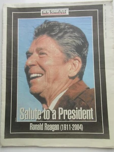Ronald Reagan Salute to a President New York Post June 7, 2004 special section - Picture 1 of 8