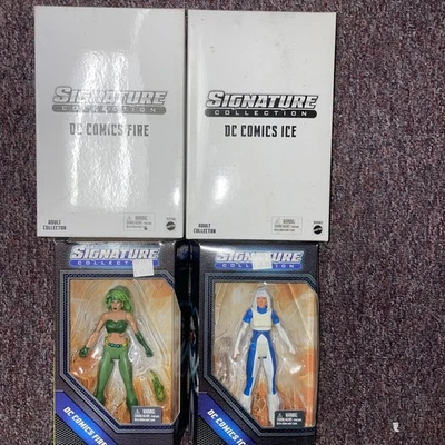 Mattel Signature Collection DC Comics Fire & Ice Figures - Image 1 of 2